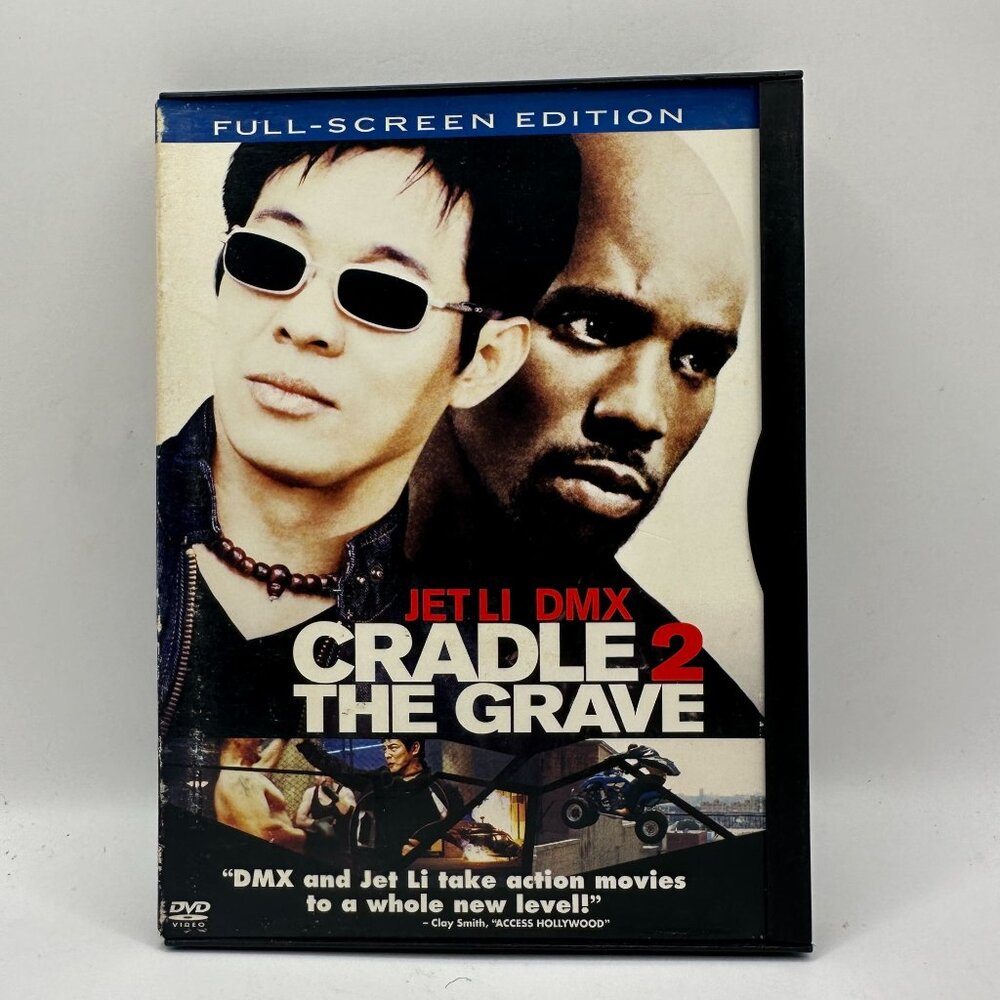 Jet Li & DMX Cradle 2 The Grave DVD Full-Screen Edition Rated R Warner Bros